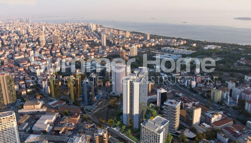 Sea View Apartments in Prime District of Maltepe, Istanbul