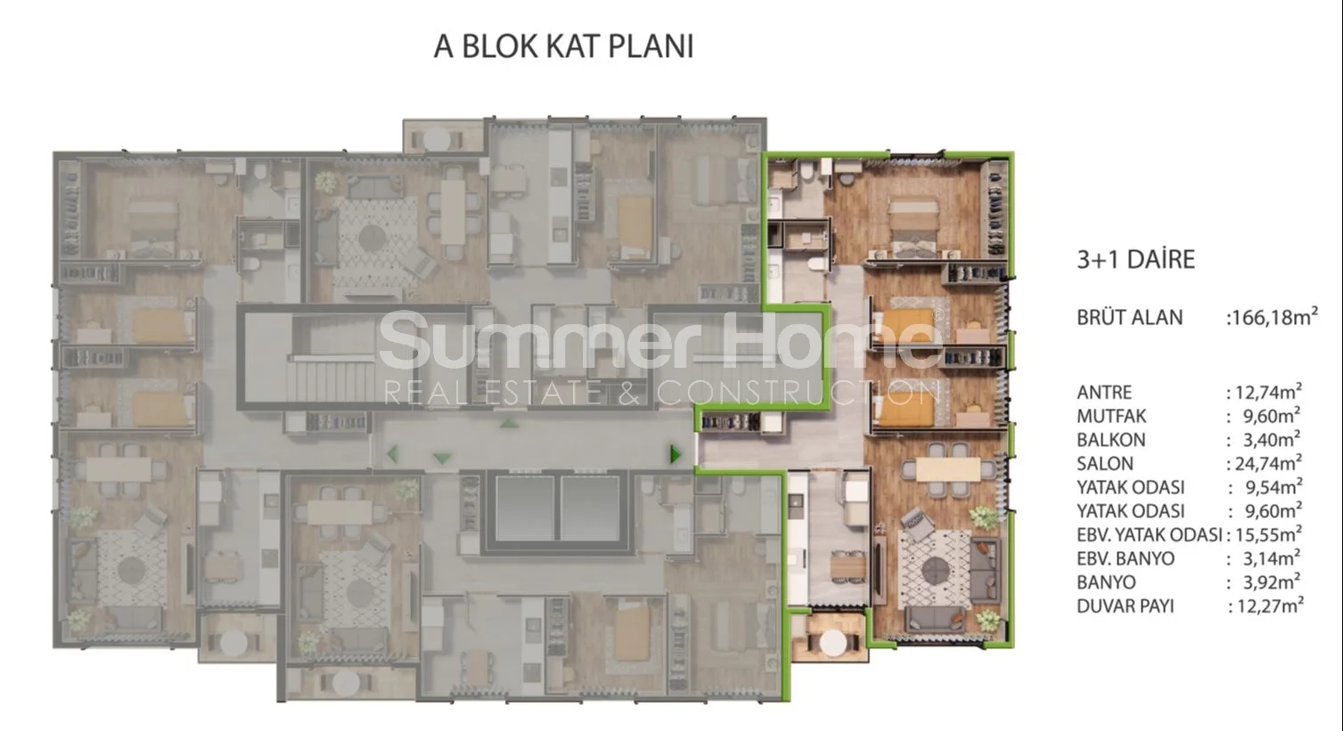 Beautiful apartments located in Kartal district of Istanbul  Plan - 25