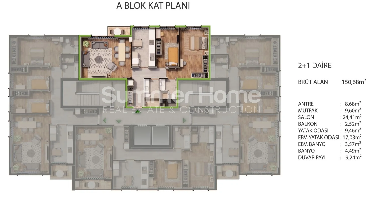 Beautiful apartments located in Kartal district of Istanbul  Plan - 27