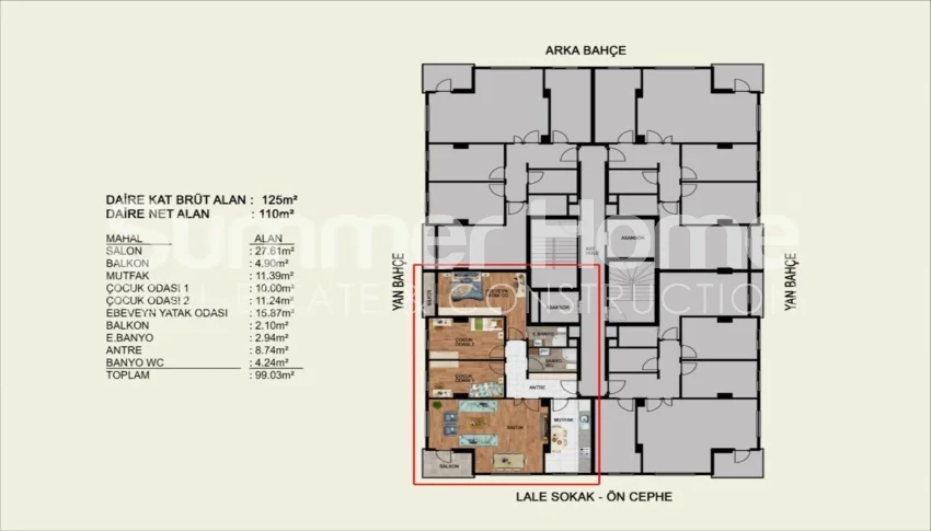 Stylish apartments with Turkish citizenship in Kucukcekmece Plan - 8