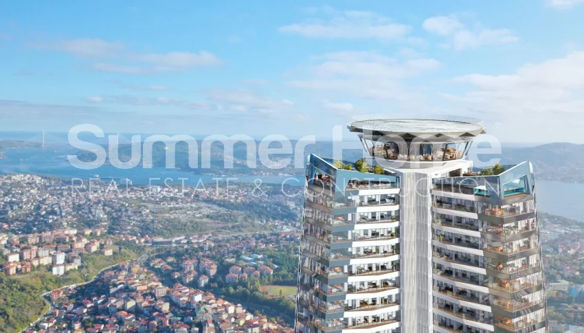 Apartamentai su nuostabiu vaizdu į miestą Sariyer, Stambule