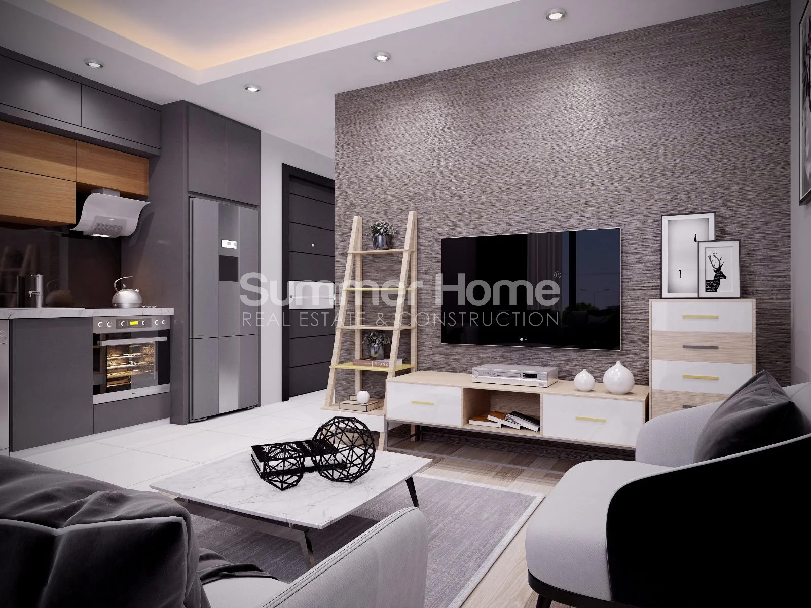 Neatly designed apartments for sale in Antalya  Interior - 8
