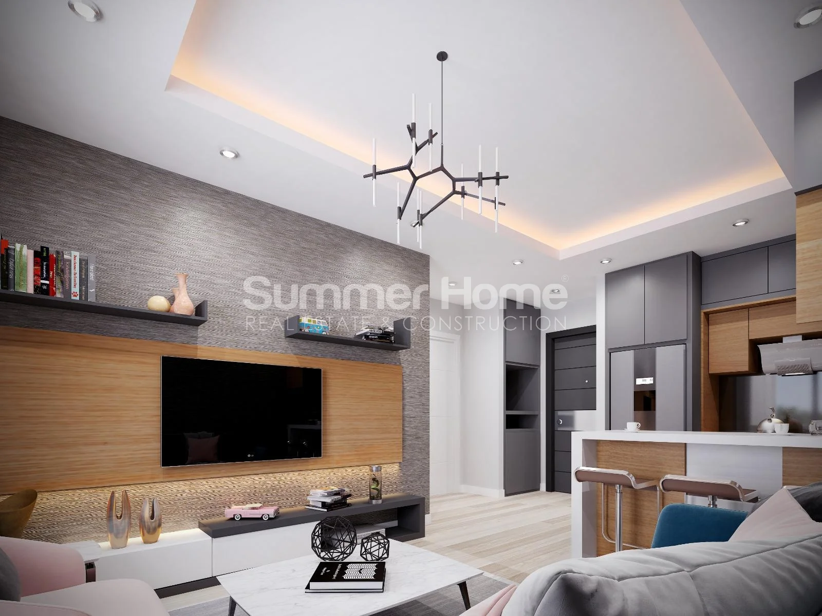 Neatly designed apartments for sale in Antalya  Interior - 10