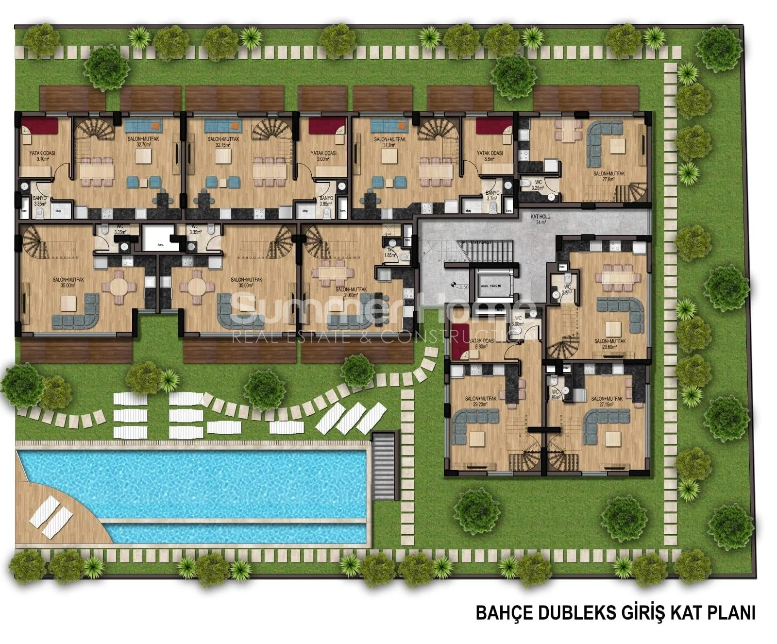 Cozy apartments with amenities in Antalya for sale  Plan - 6