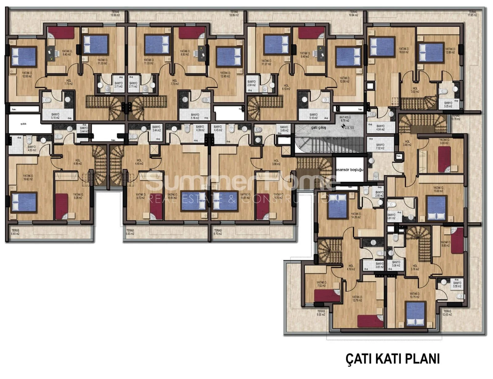 Cozy apartments with amenities in Antalya for sale  Plan - 7