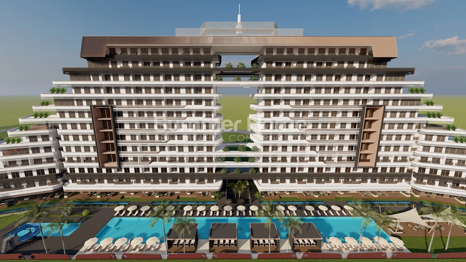 Luxurious apartments in cruise ship-like residential complex in Lara Interior - 26