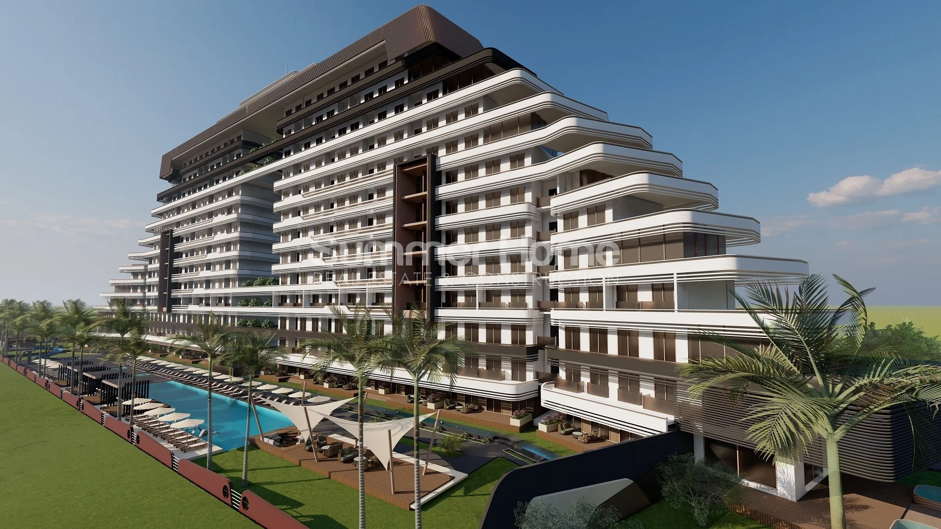 Luxurious apartments in cruise ship-like residential complex in Lara General - 13