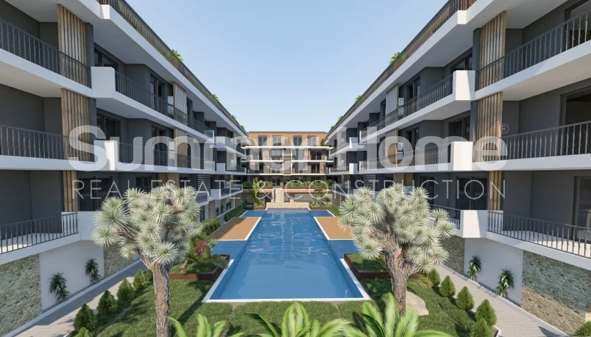 Moderne luxe ontworpen appartementen in Konyaalti