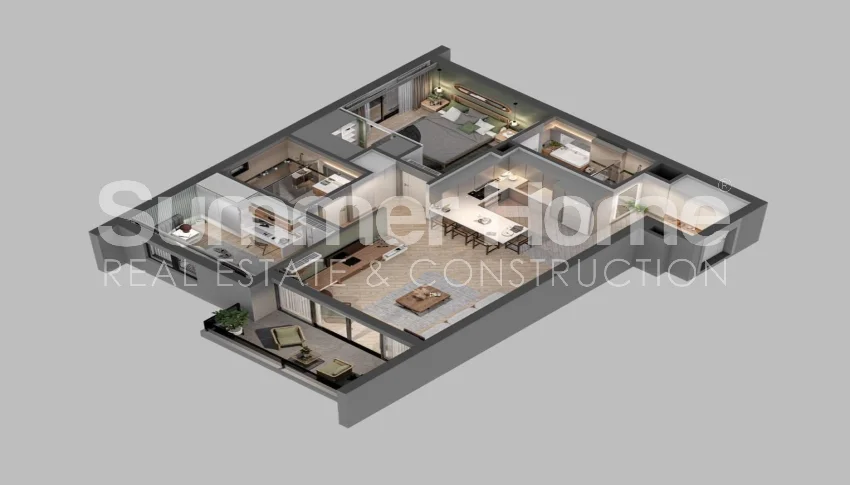 Modern, Chic Apartments For Sale Altintas Plan - 16