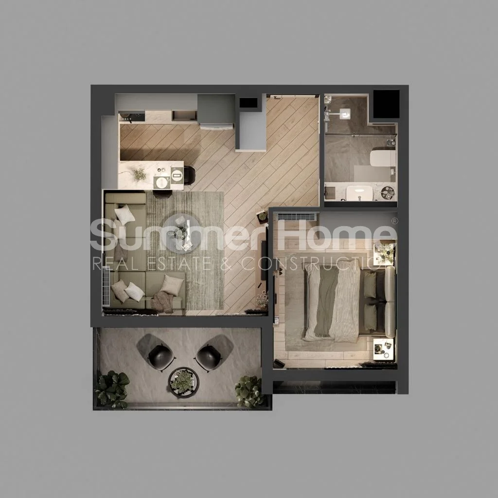 Stylish, Contemporary Flats in Modern Altintas, Antalya Plan - 13