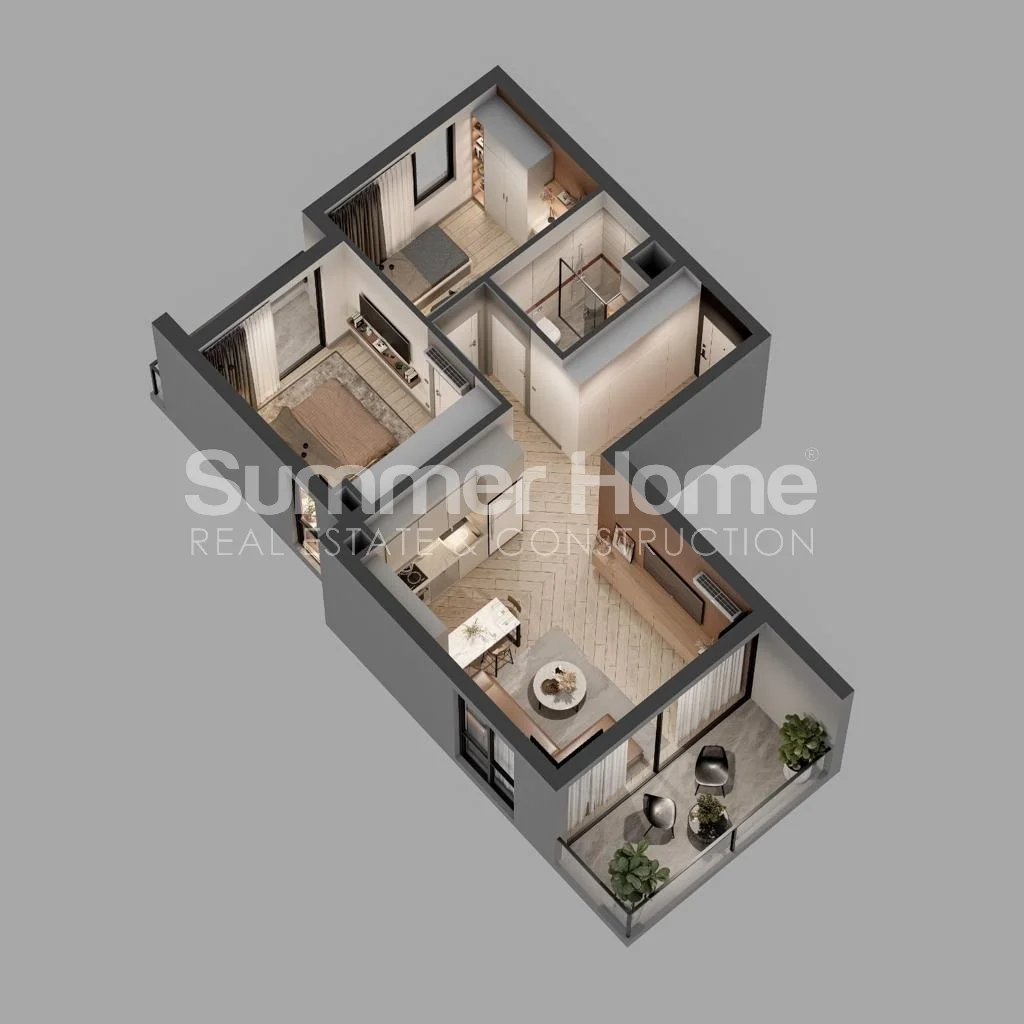 Stylish, Contemporary Flats in Modern Altintas, Antalya Plan - 14