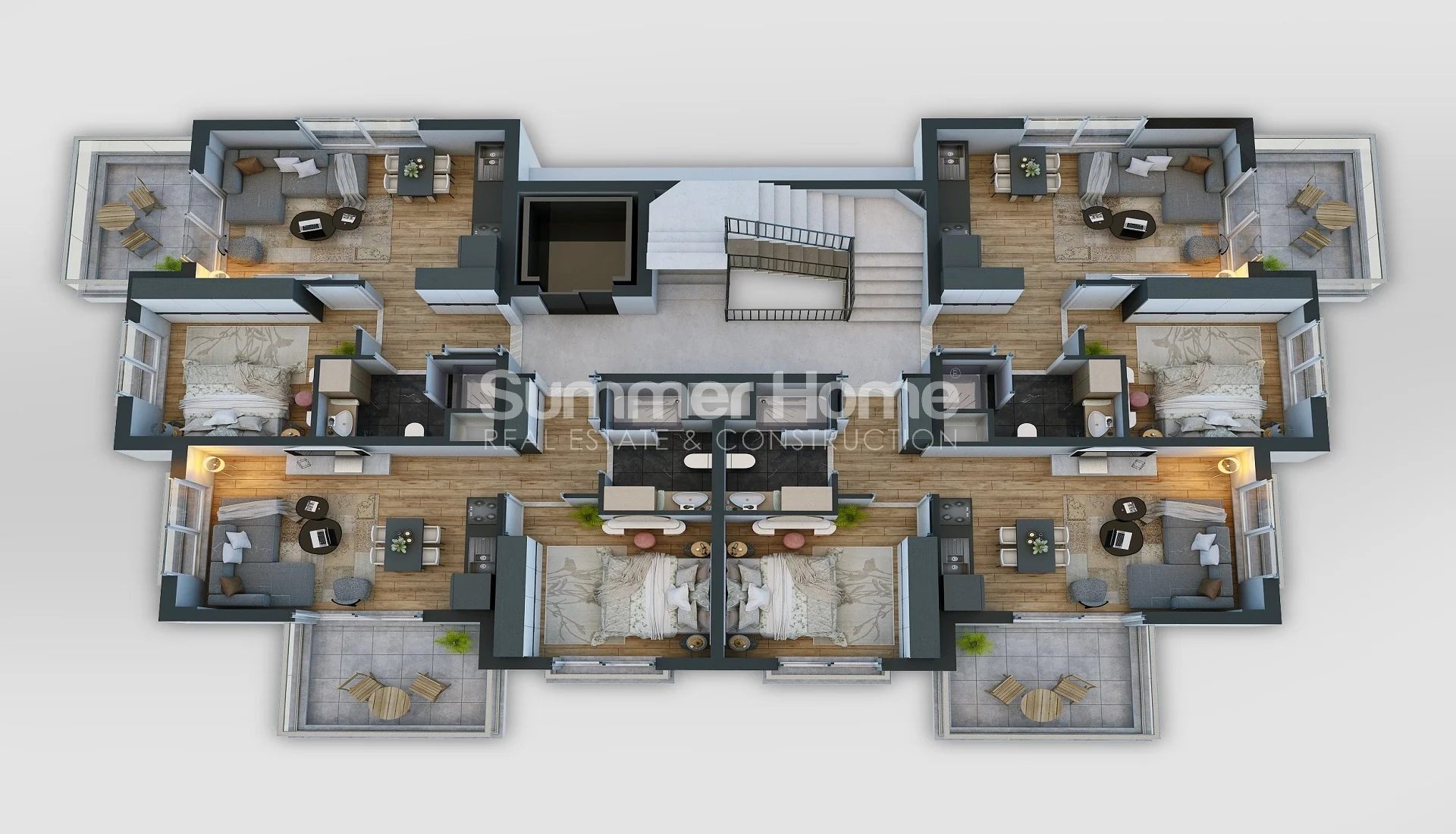 Modern Villas & Apartments in Gorgeous Altintas Plan - 21