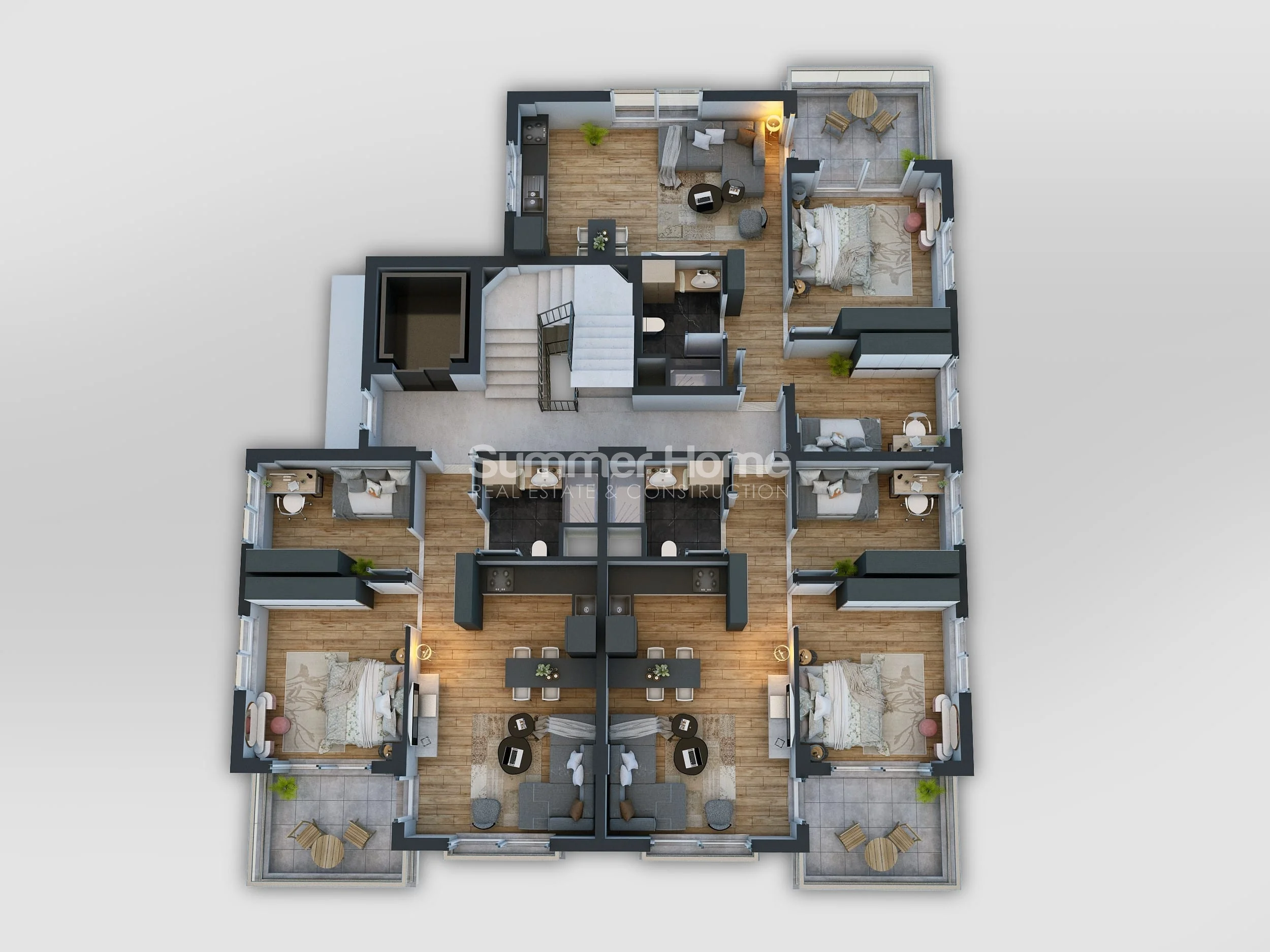 Modern Villas & Apartments in Gorgeous Altintas Plan - 22