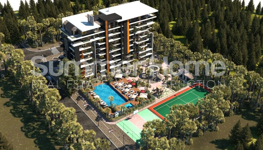 Modern complex in upcoming district of Altintas, Antalya
