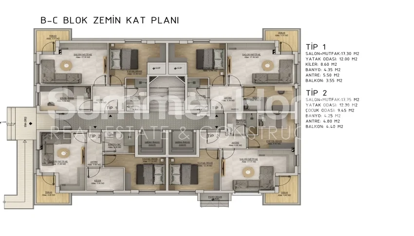 Elegant Apartments in Attractive Area of Serik, Antalya Plan - 55