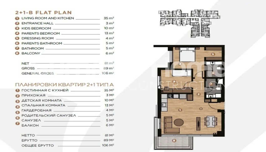 Modern and trendy apartments located in Aksu, Antalya Plan - 28