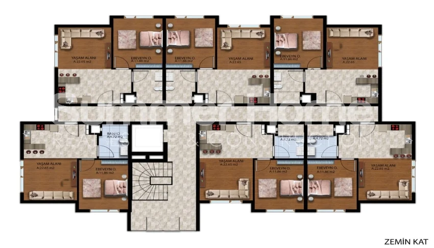 Chic apartments conveniently located in Aksu, Antalya Plan - 20