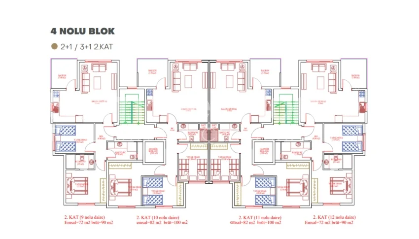 Stylishly elegant apartments located in Bodrum, Mugla Plan - 17