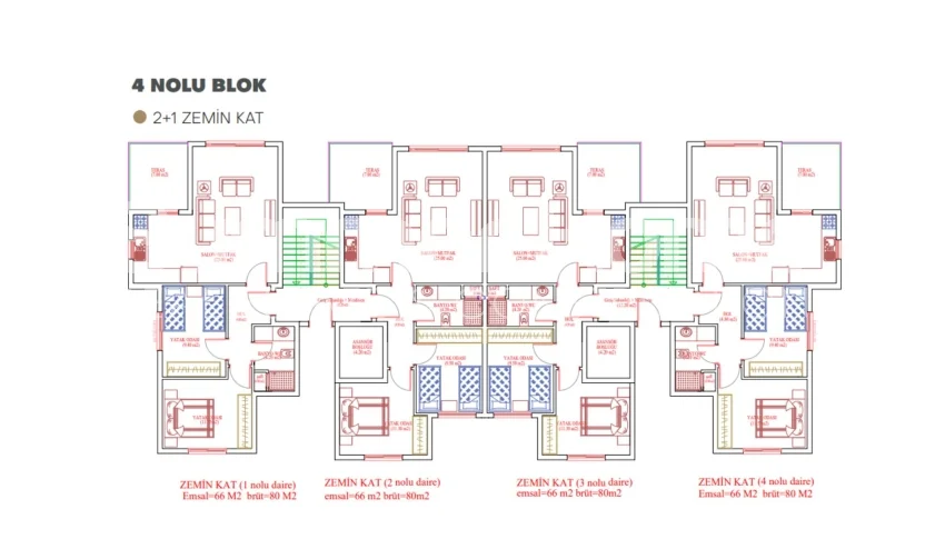 Stylishly elegant apartments located in Bodrum, Mugla Plan - 21