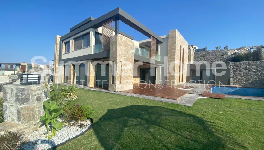 Newly built stylish villas with sea view in Bodrum, Mugla