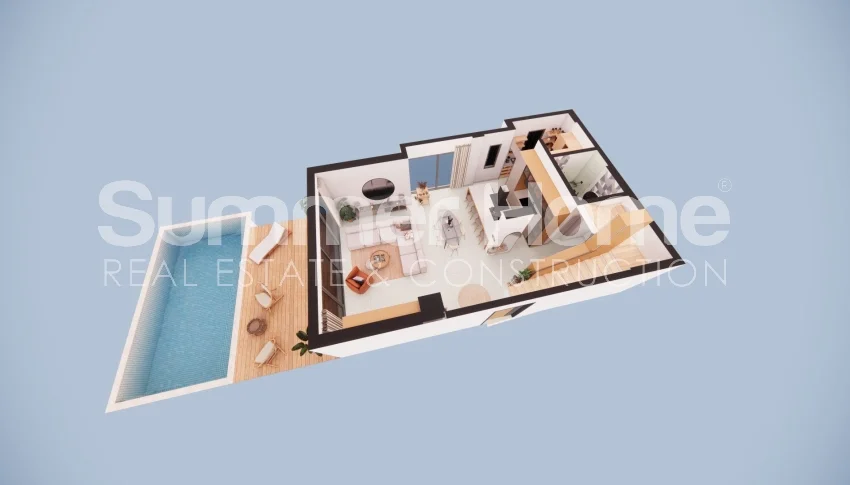 Elegant Sea View Villas Close to the Beach in Bodrum Plan - 42