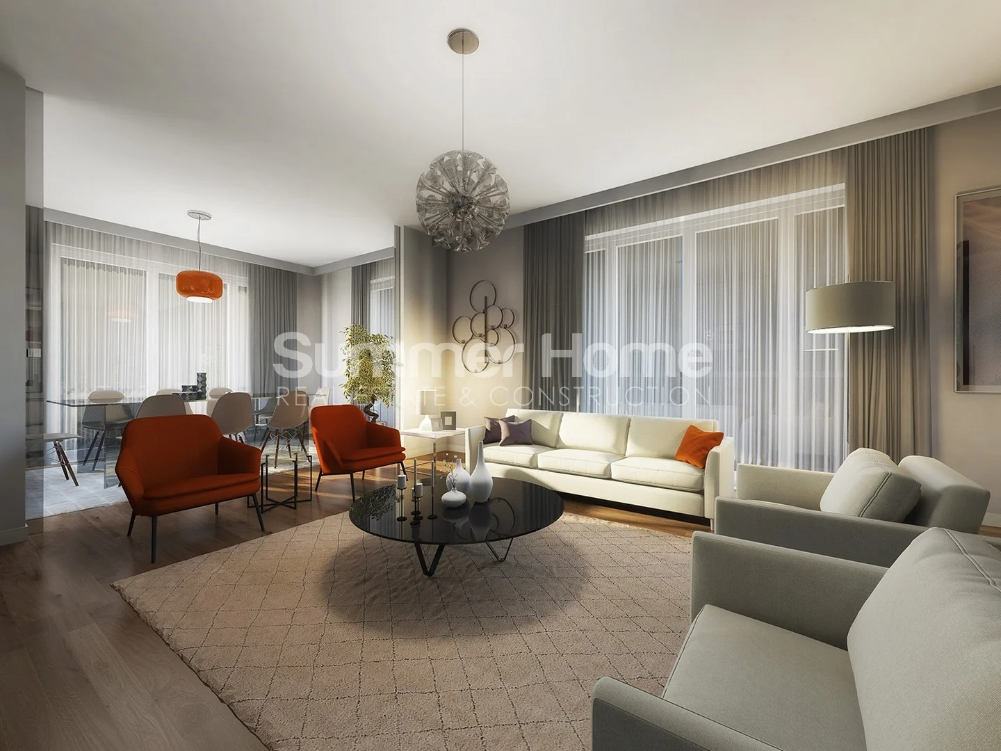 Moderne Luxuswohnungen im neuen Zentrum von Istanbul interior - 10
