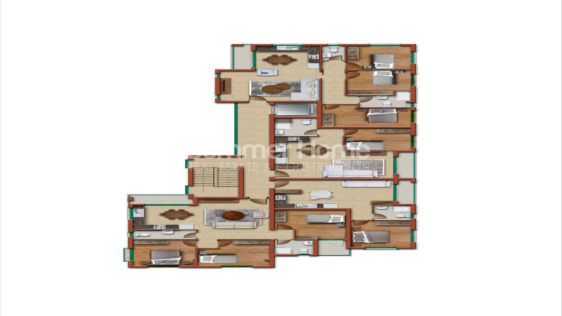 Appartements simplement conçus mais spacieux à Famagouste, Chypre plan - 11