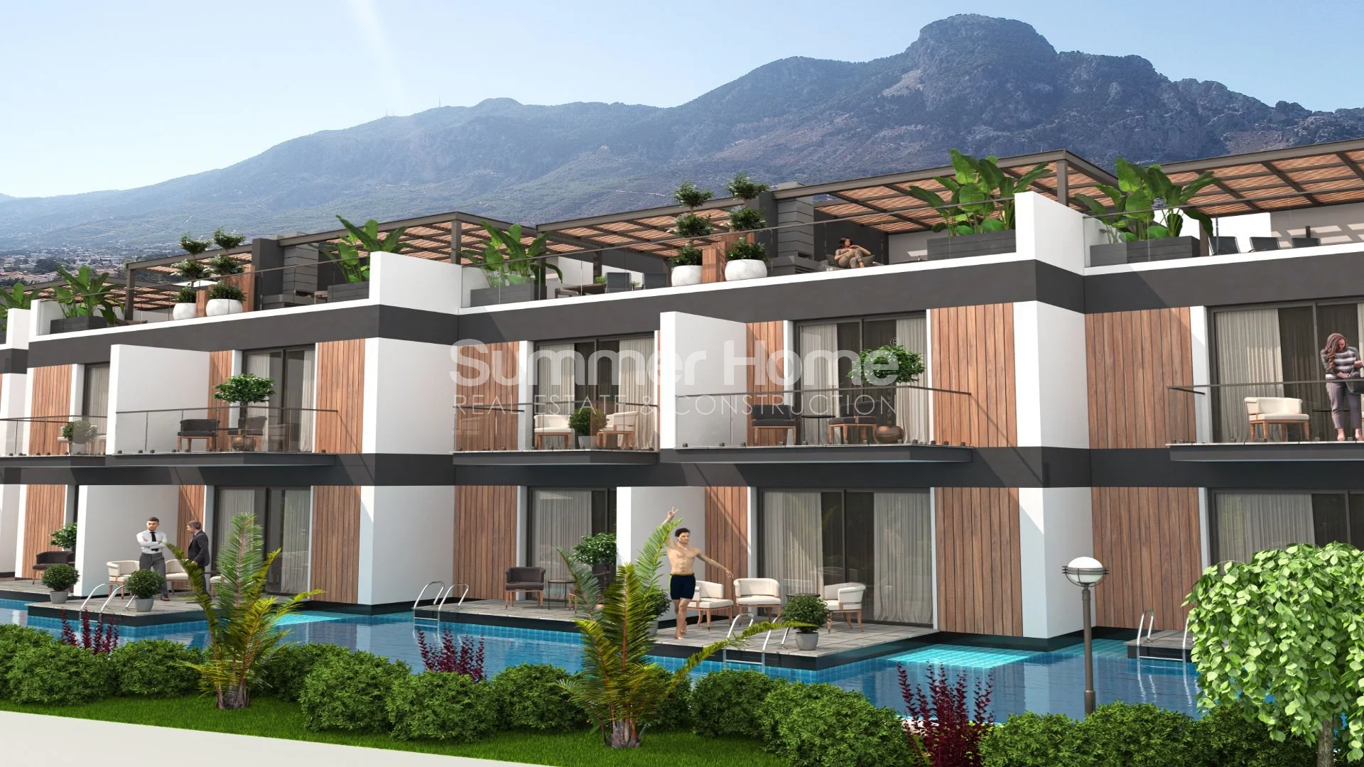 Villas de luxe avec vue sur la mer et la montagne à Kyrenia Général - 2