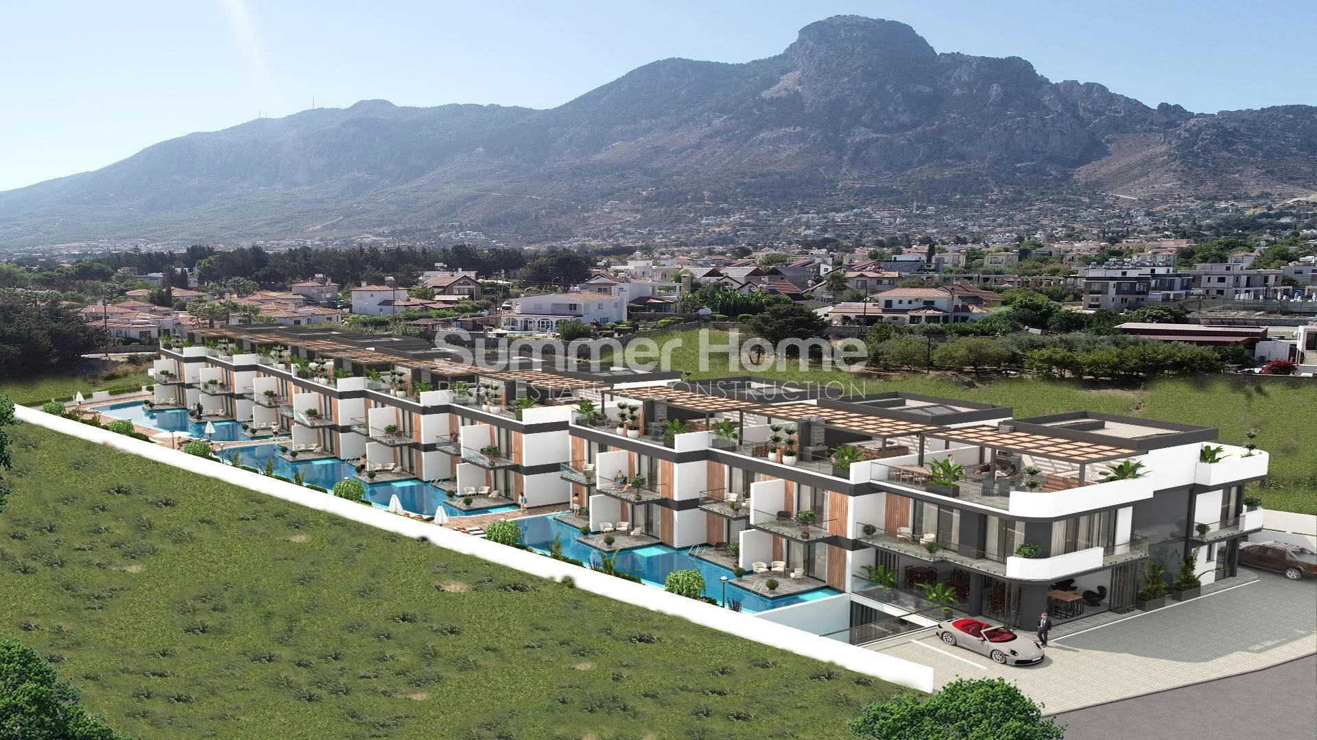 Villas de luxe avec vue sur la mer et la montagne à Kyrenia Général - 4