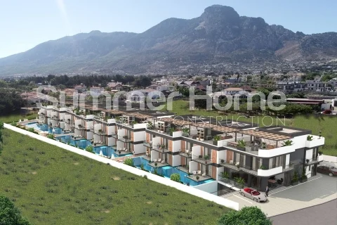 Villas de luxe avec vue sur la mer et la montagne à Kyrenia Général - 4