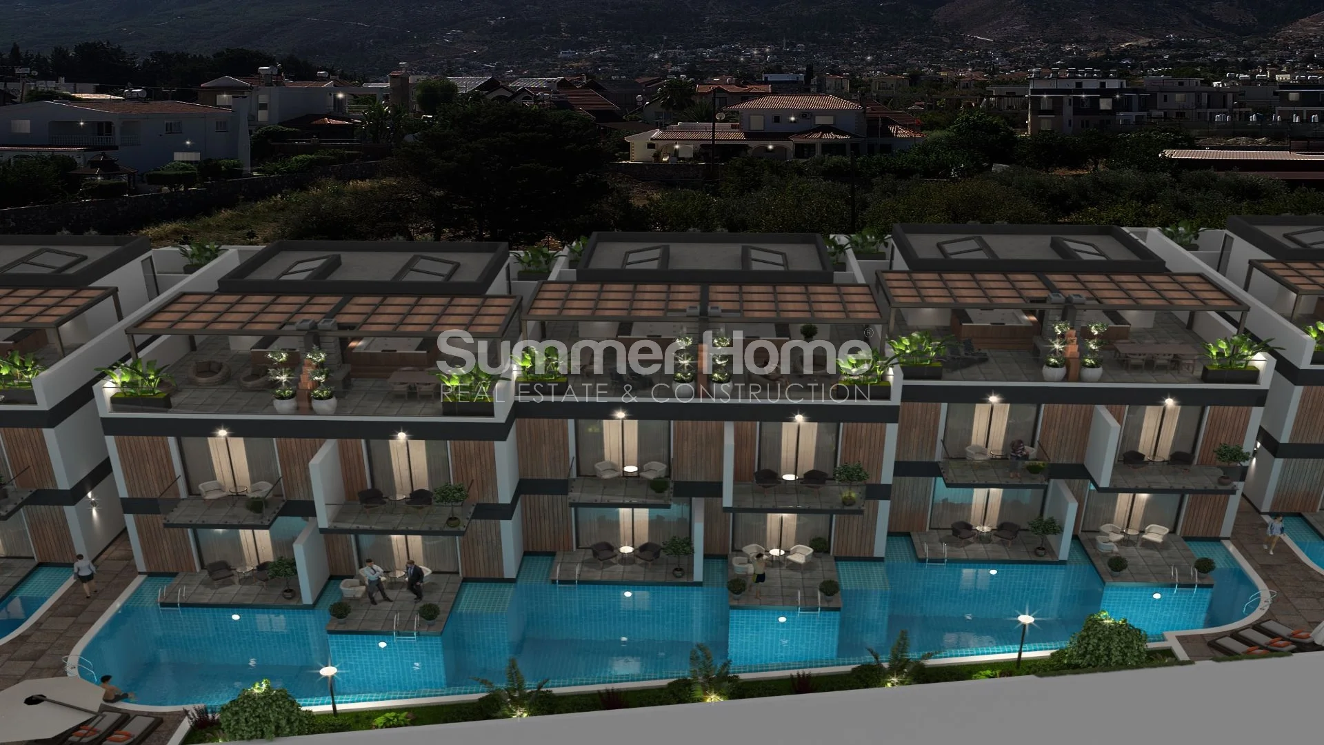 Villas de luxe avec vue sur la mer et la montagne à Kyrenia Général - 10