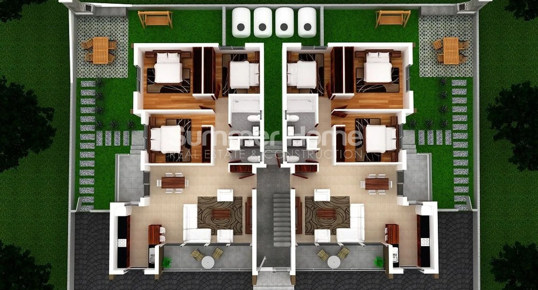 Appartements et villas récemment achevés à Famagouste plan - 7