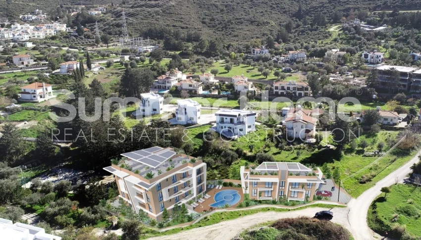 Hyggelige lejligheder med 2 soveværelser i fredelige Alsancak, Kyrenia