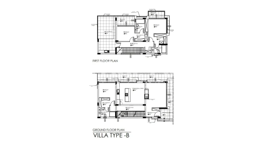 3-Bedroom Luxury Villas with Panoramic View in Lefke, Cyprus Plan - 13