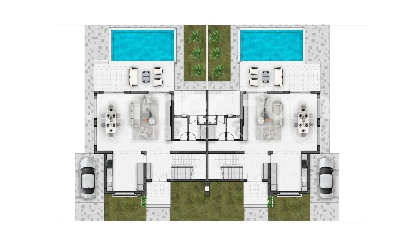 Deluxe 3-Bedroom Villas in Excellent Spot in Iskele, Cyprus Plan - 8