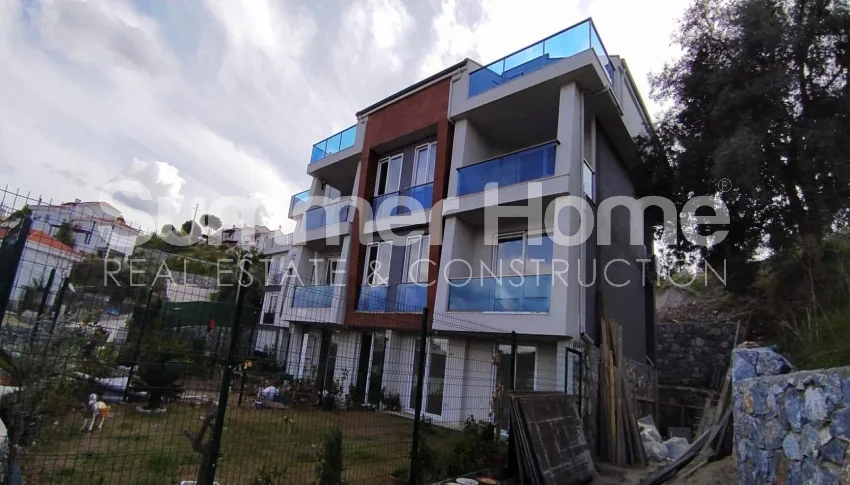 Two-bedroom duplex apartment offering sea view in Gulluk, Bodrum