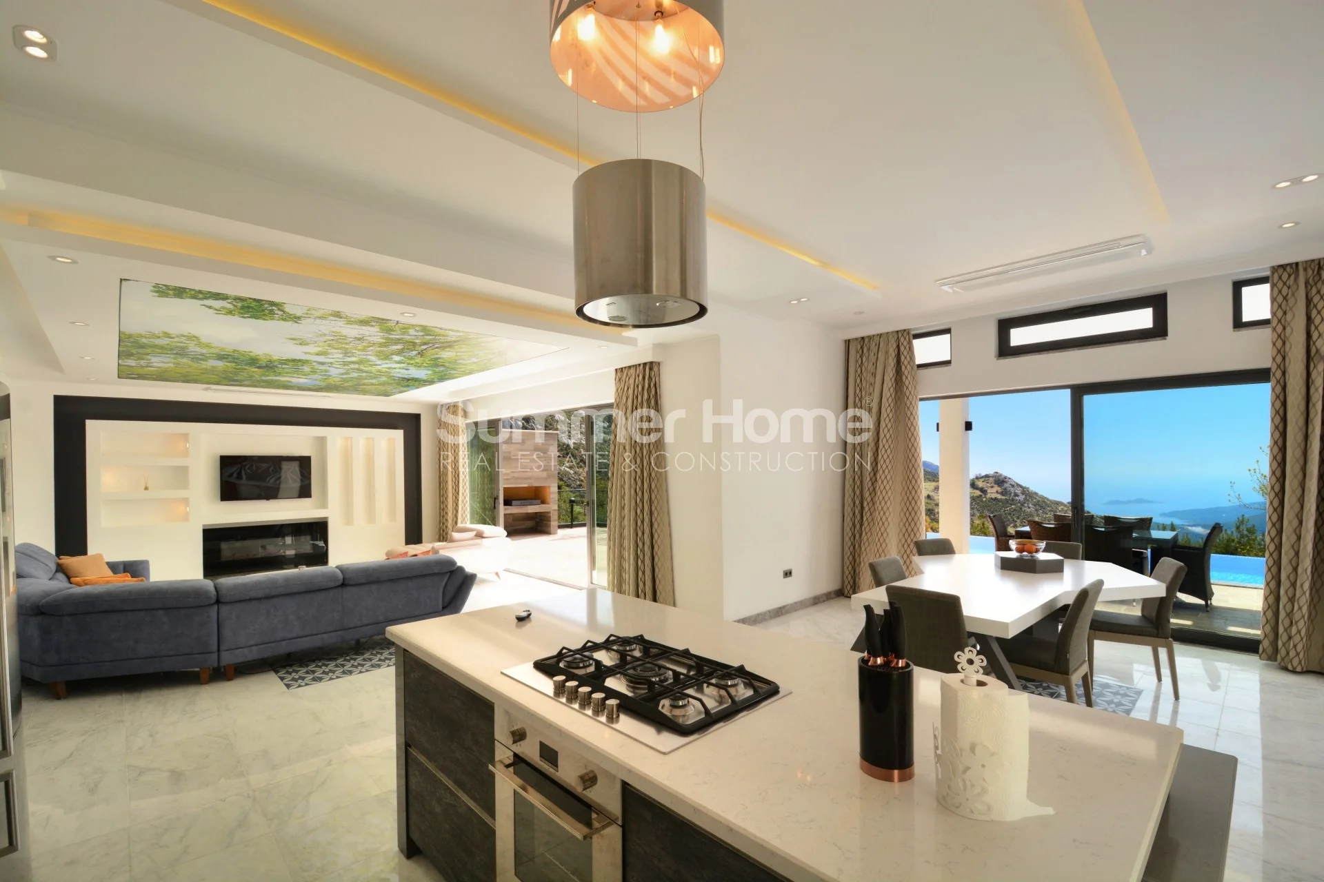Three-bedroom spacious & luxurious villa in Kalkan Interior - 14
