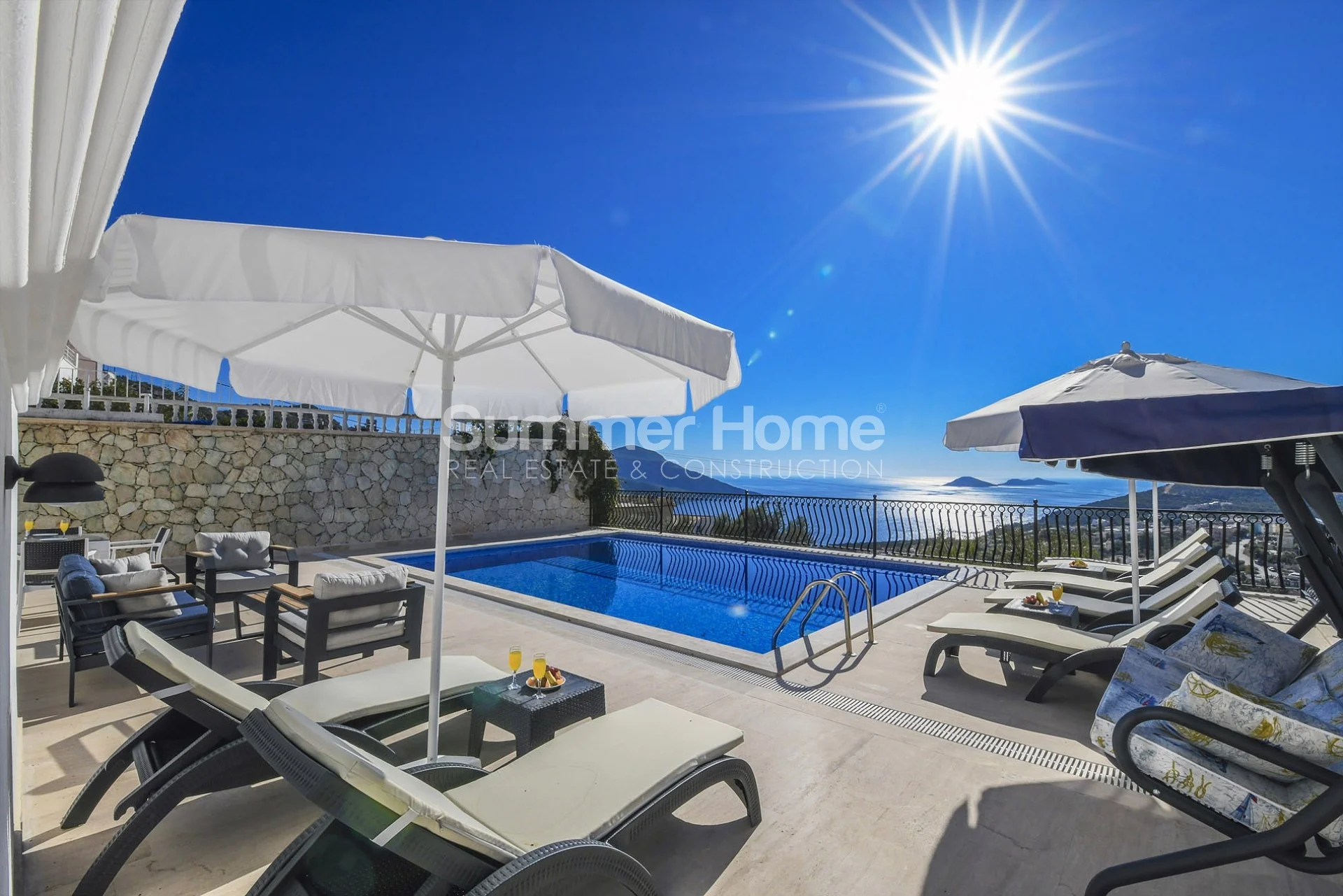 Five-bedroom tranquil villa with private pool in Kalkan Facilities - 14