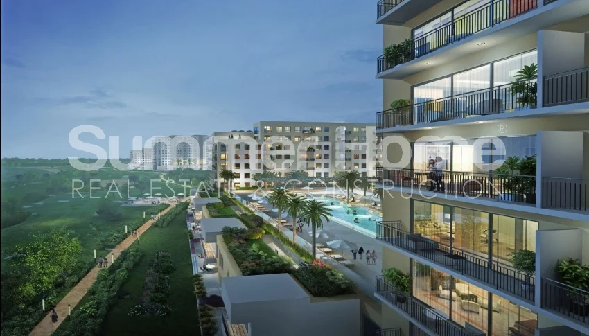 آپارتمان های شیک مشرف به زمین گلف در قسمت جنوب دبی