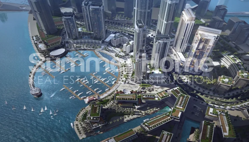 Puikioje vietoje esantys prabangūs butai Dubajaus įlankoje