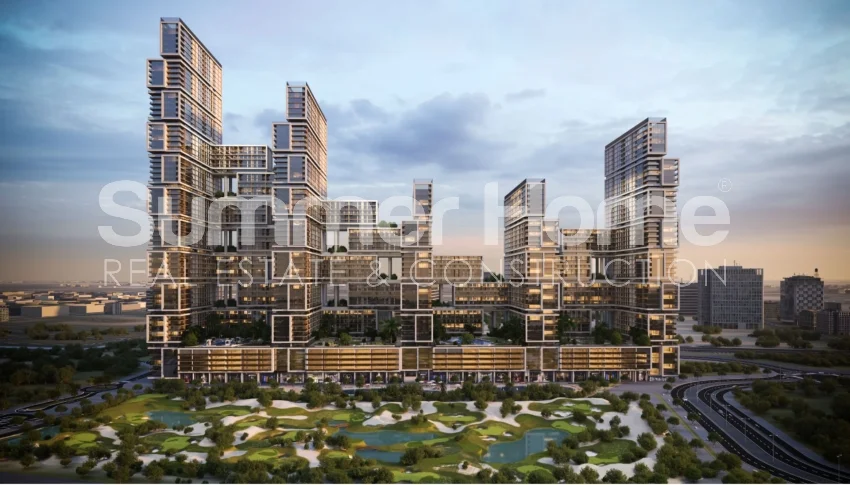آپارتمان هایی با چشم انداز فوق العاده در شهر ام بی آر، دبی